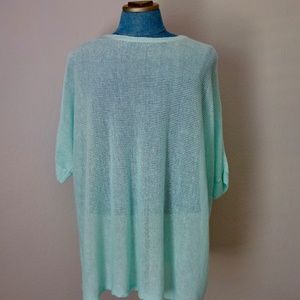 Eileen Fisher Woman 1x turquoise Top/tunic